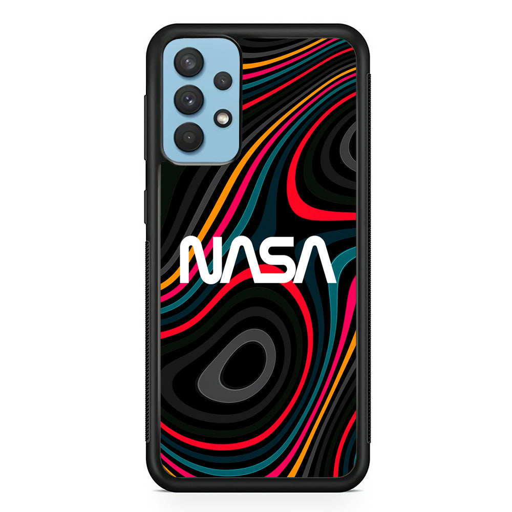 Nasa Rainbow Abstract Samsung Galaxy A32 Case
