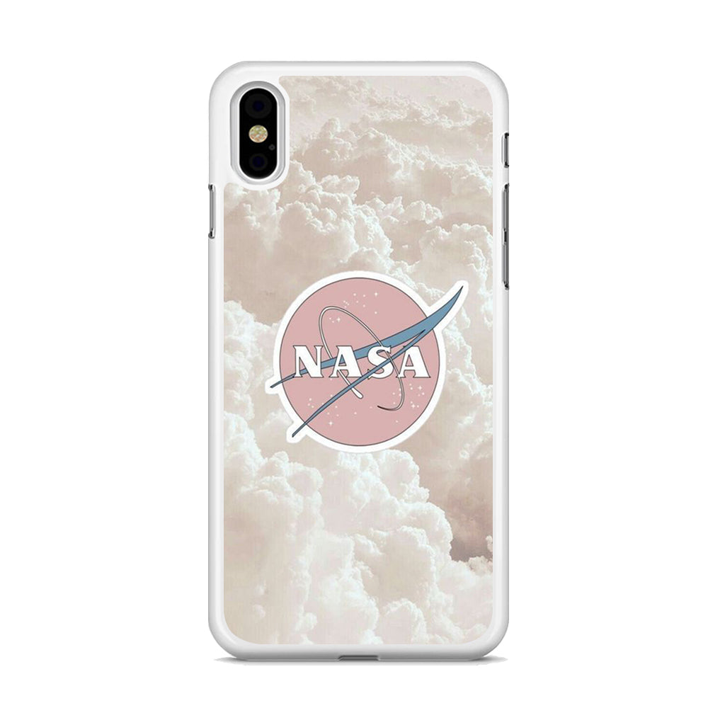 Nasa Cloud Logo iPhone X Case