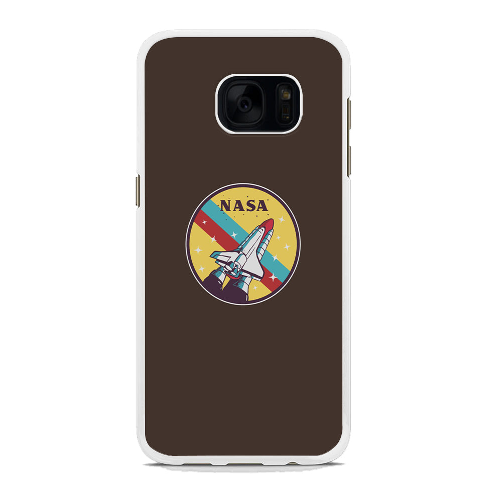 Nasa Dark Aircraft Icon Samsung Galaxy S7 Edge Case