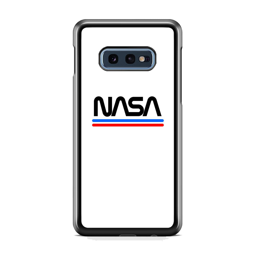 Nasa White Stripe Samsung Galaxy S10E Case