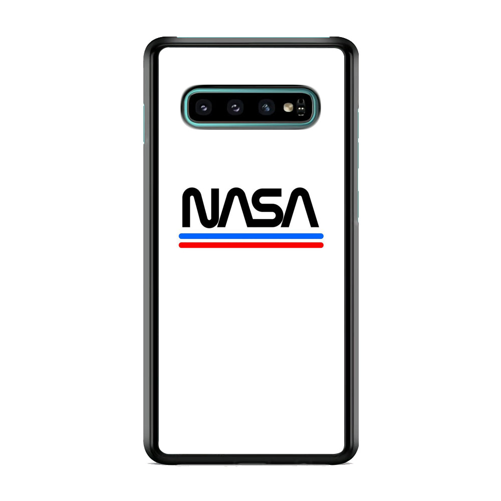 Nasa White Stripe Samsung Galaxy S10 Case