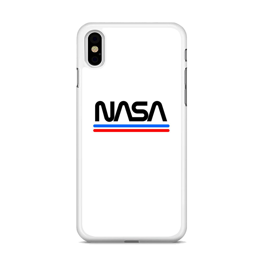 Nasa White Stripe iPhone X Case