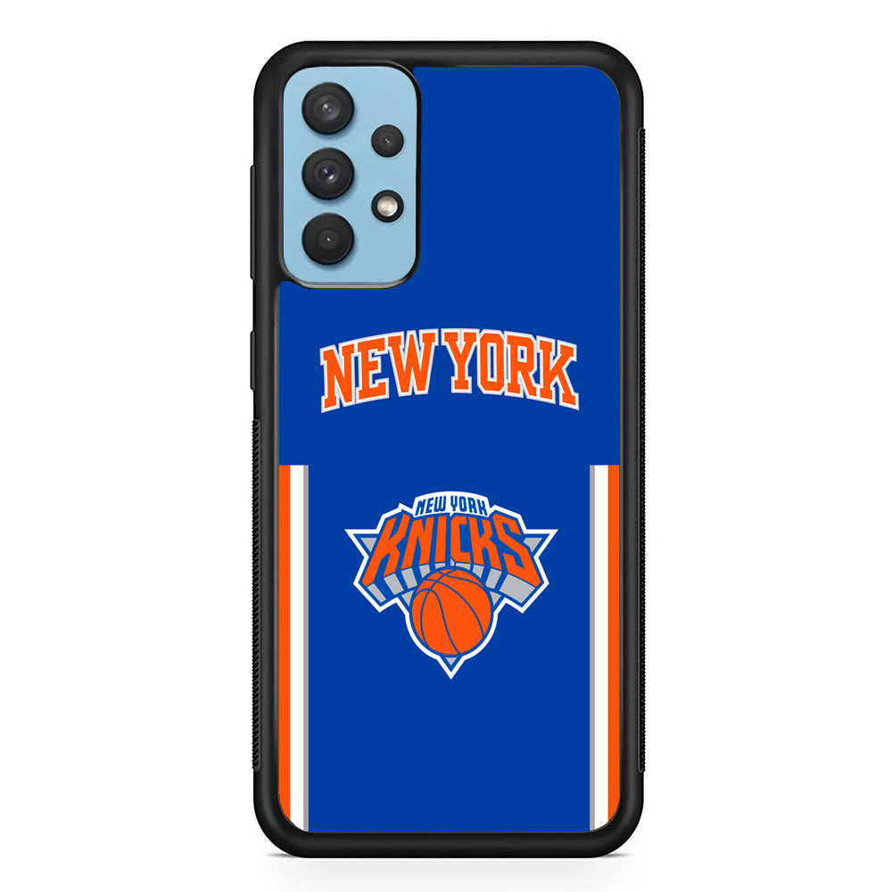 New York Knicks Bold of Blue Samsung Galaxy A32 Case