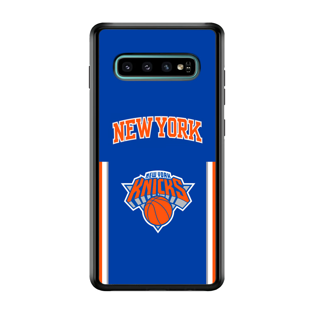 New York Knicks Bold of Blue Samsung Galaxy S10 Plus Case