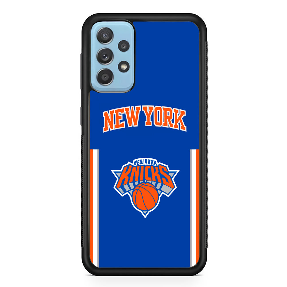 New York Knicks Bold of Blue Samsung Galaxy A52 Case