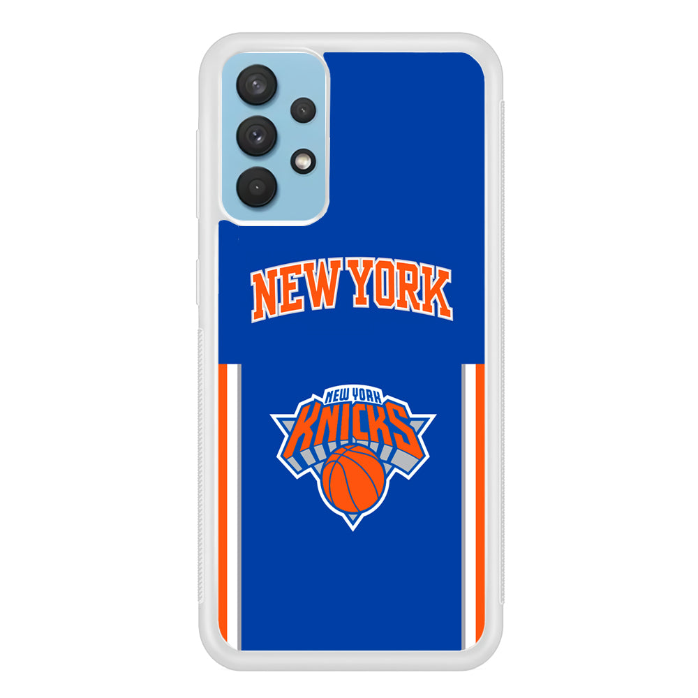 New York Knicks Bold of Blue Samsung Galaxy A32 Case