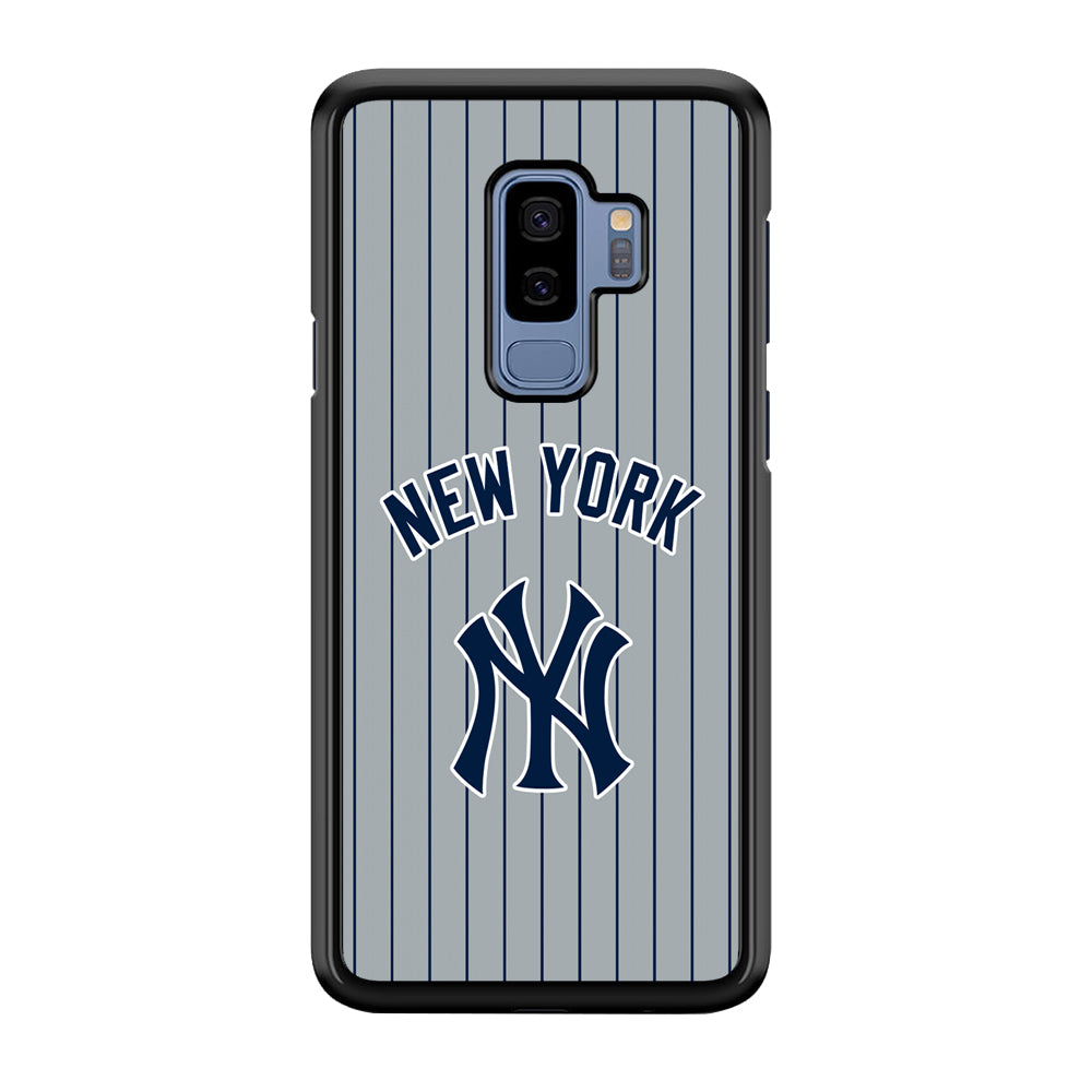 New York Yankees Curves Line Jersey Samsung Galaxy S9 Plus Case