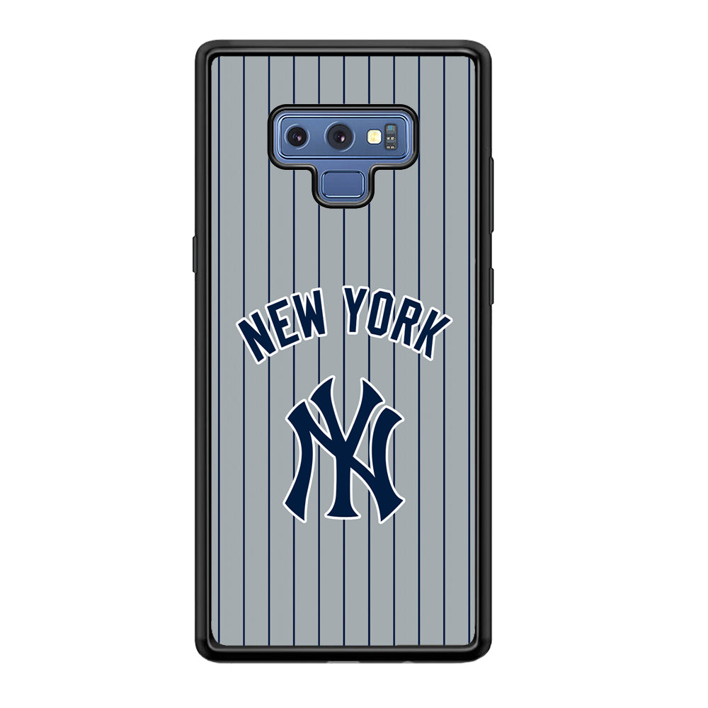 New York Yankees Curves Line Jersey Samsung Galaxy Note 9 Case