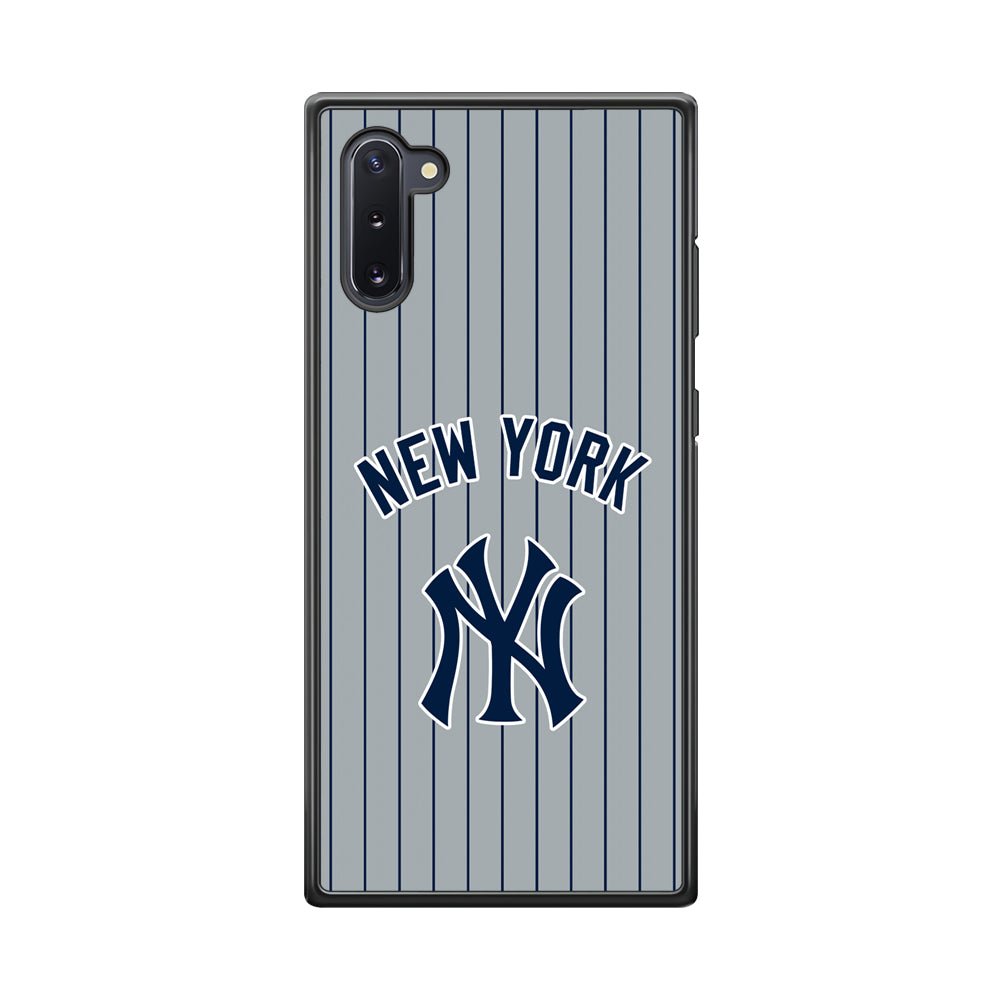 New York Yankees Curves Line Jersey Samsung Galaxy Note 10 Case