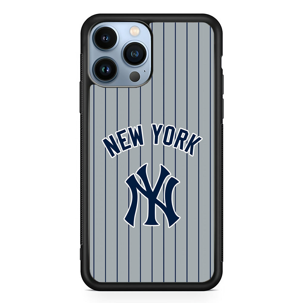 New York Yankees Curves Line Jersey iPhone 13 Pro Case