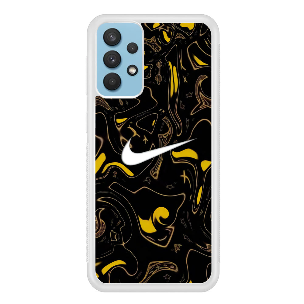 Nike Abstract Yellow Samsung Galaxy A32 Case
