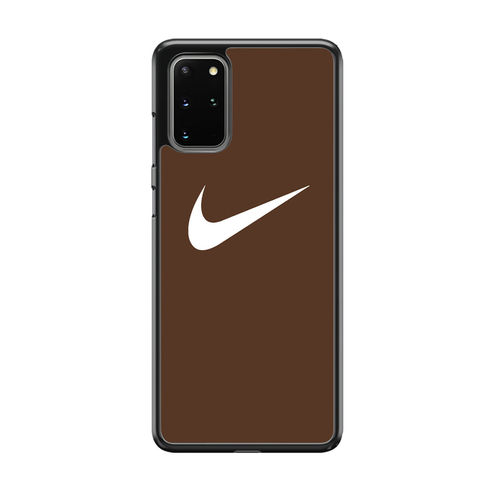Nike Dark Chocolate Simple Samsung Galaxy S20 Plus Case
