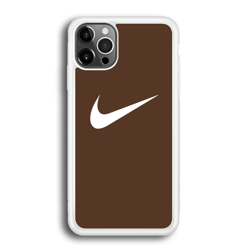 Nike Dark Chocolate Simple iPhone 12 Pro Max Case