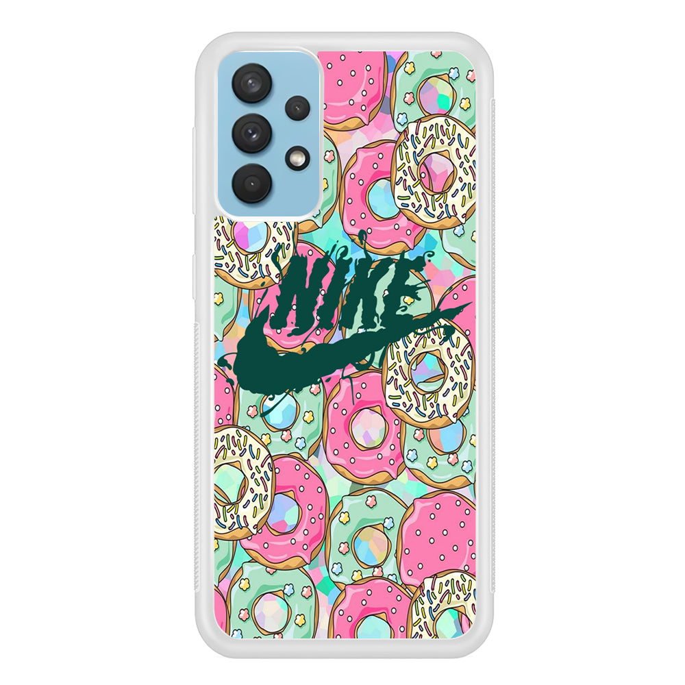 Nike Donut Cream Samsung Galaxy A32 Case