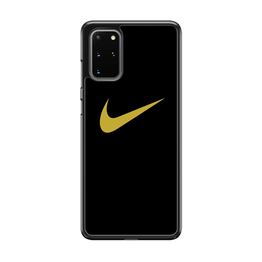 Nike Gold Logo Black Samsung Galaxy S20 Plus Case