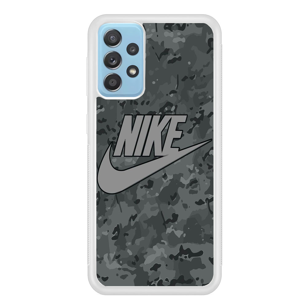 Nike Grey Camo Samsung Galaxy A52 Case