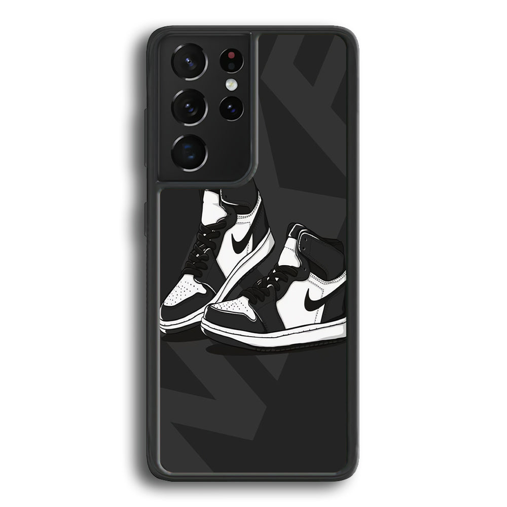 Nike Grey Shoes Samsung Galaxy S21 Ultra Case - Carneyforia
