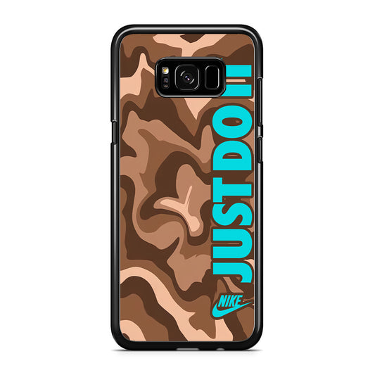 Nike Just Do It Marble Chocolate Samsung Galaxy S8 Plus Case