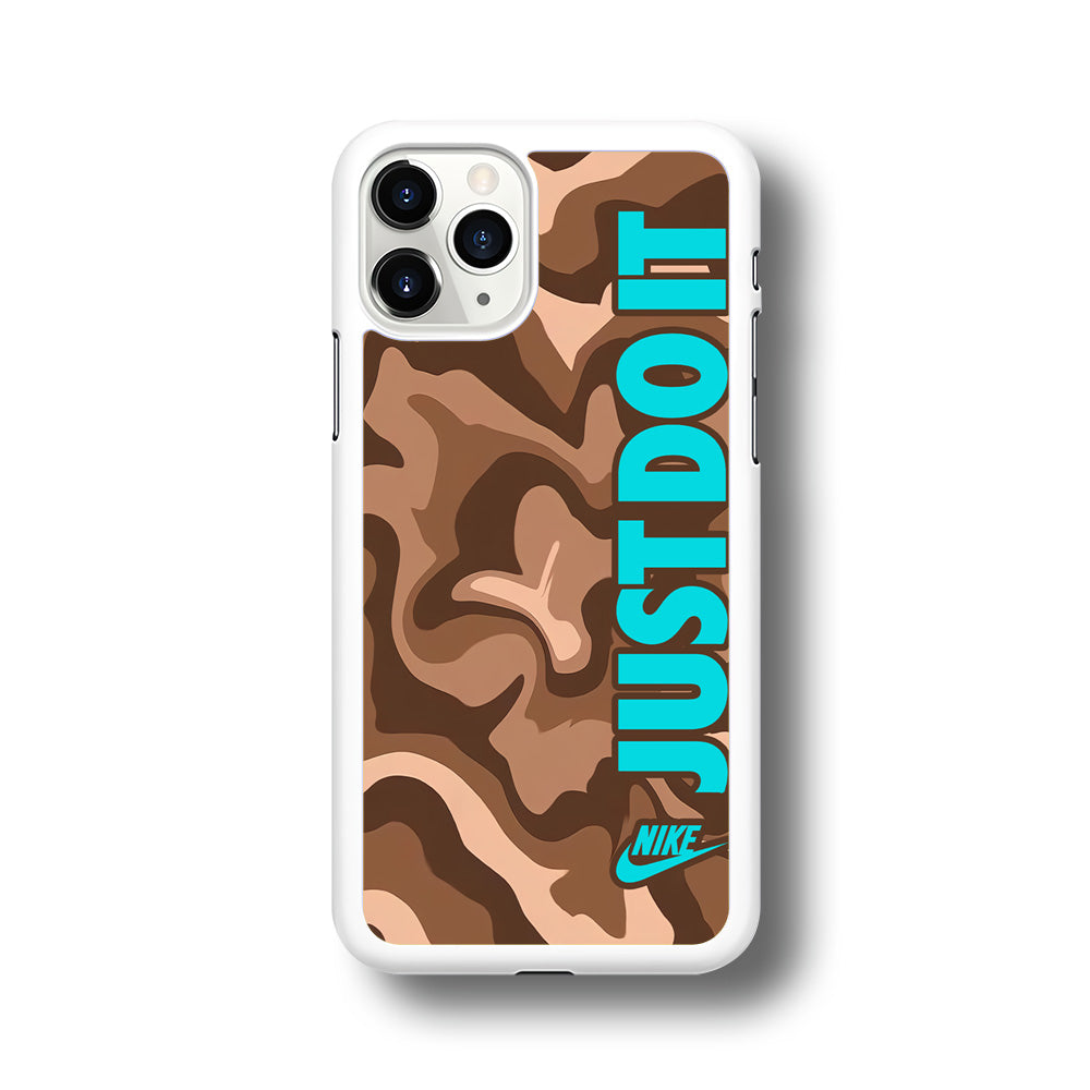 Nike Just Do It Marble Chocolate iPhone 11 Pro Case