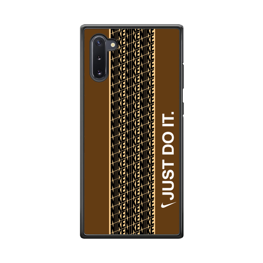 Nike Just Do It Word Pattern Samsung Galaxy Note 10 Case