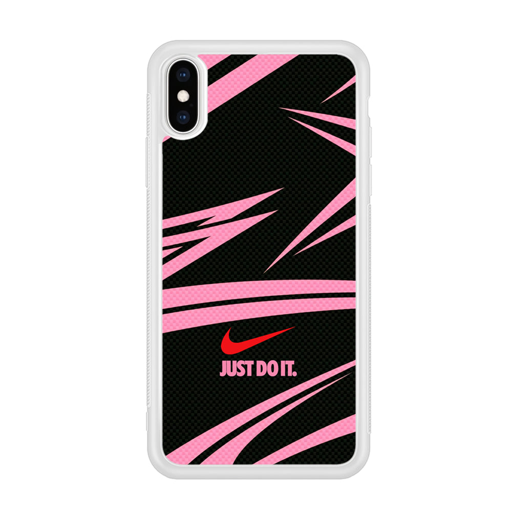 Nike Rose Colored Wave iPhone X Case