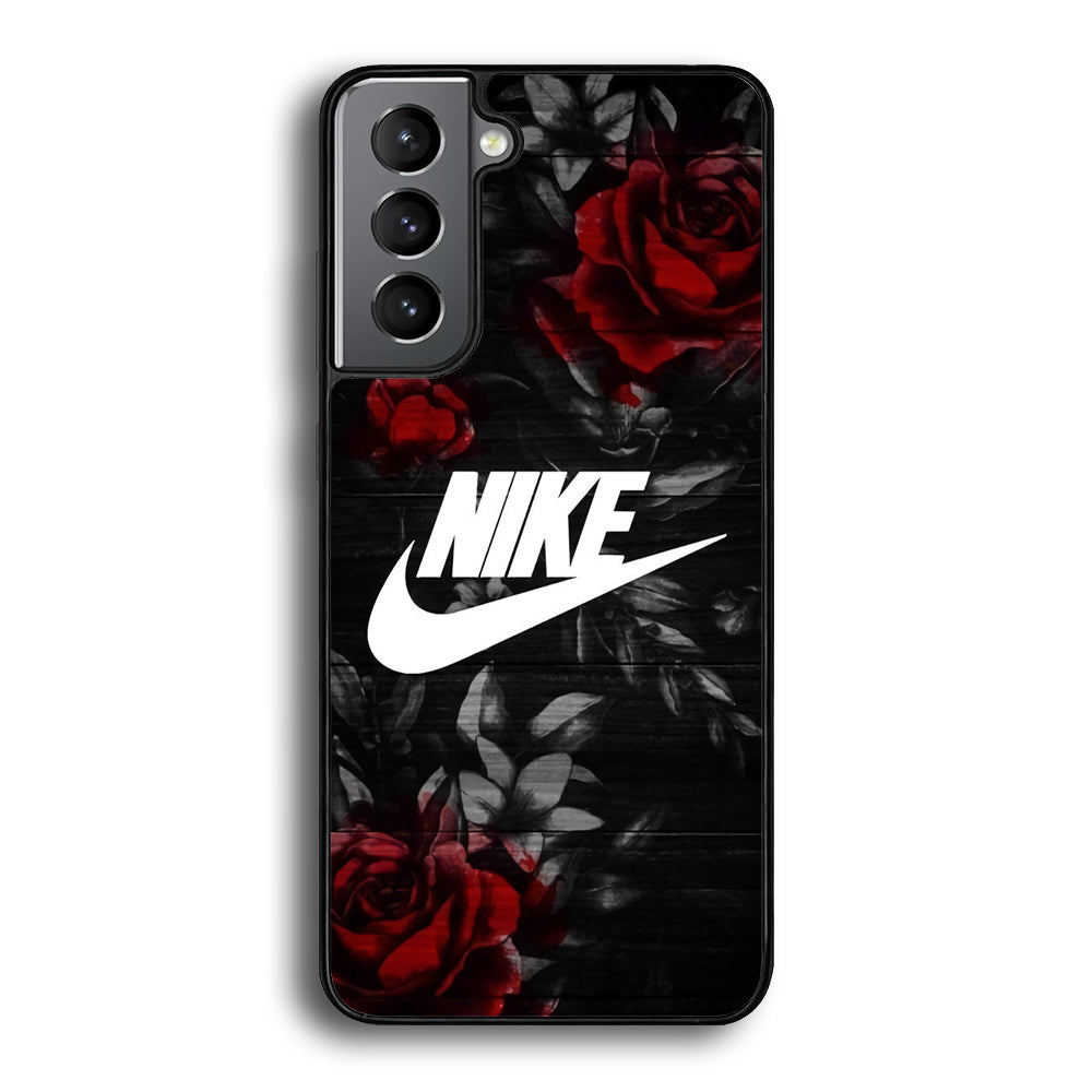 Nike Rose On Wood Pattern Samsung Galaxy S21 Plus Case - Carneyforia
