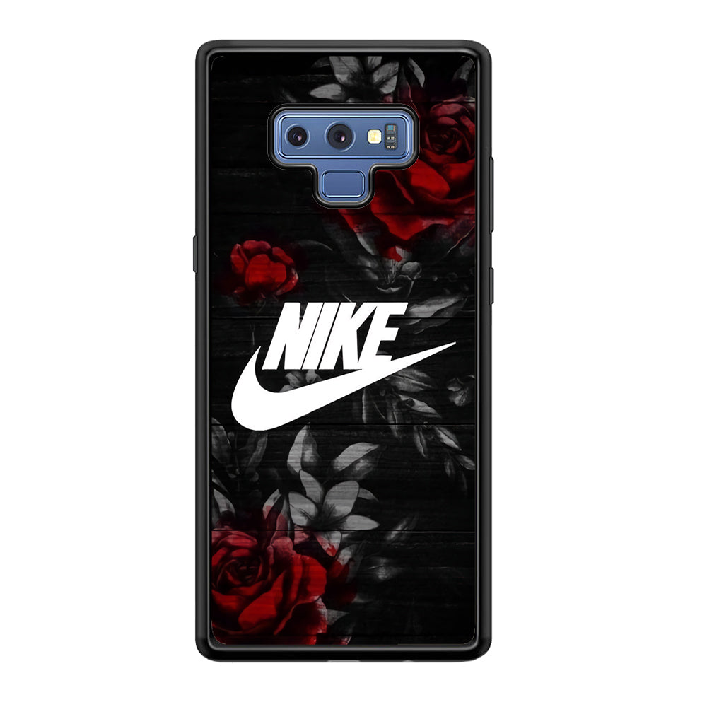 Nike Rose On Wood Pattern Samsung Galaxy Note 9 Case