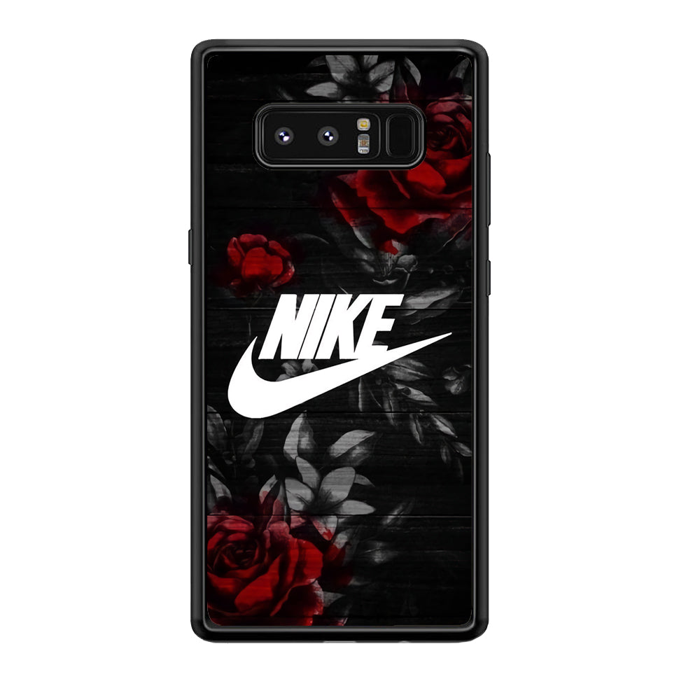 Nike Rose On Wood Pattern Samsung Galaxy Note 8 Case