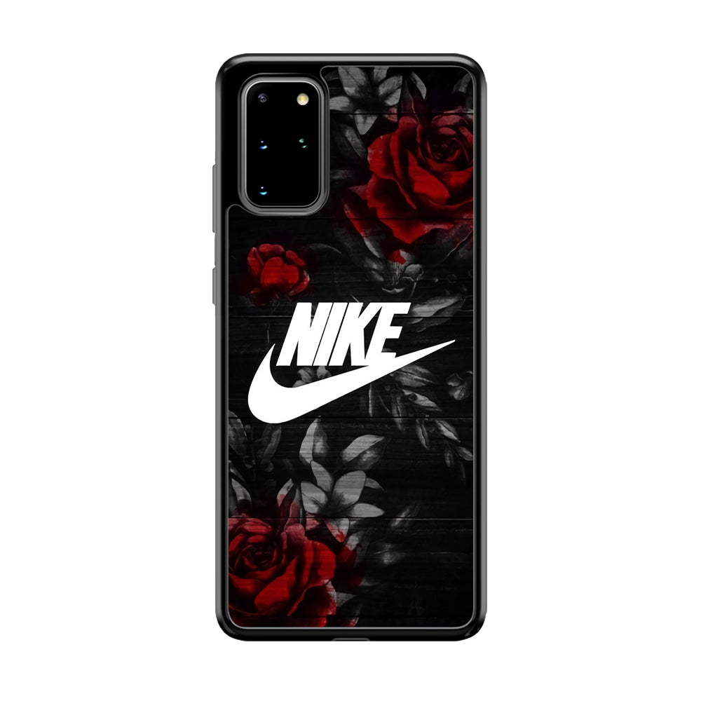 Nike Rose On Wood Pattern Samsung Galaxy S20 Plus Case