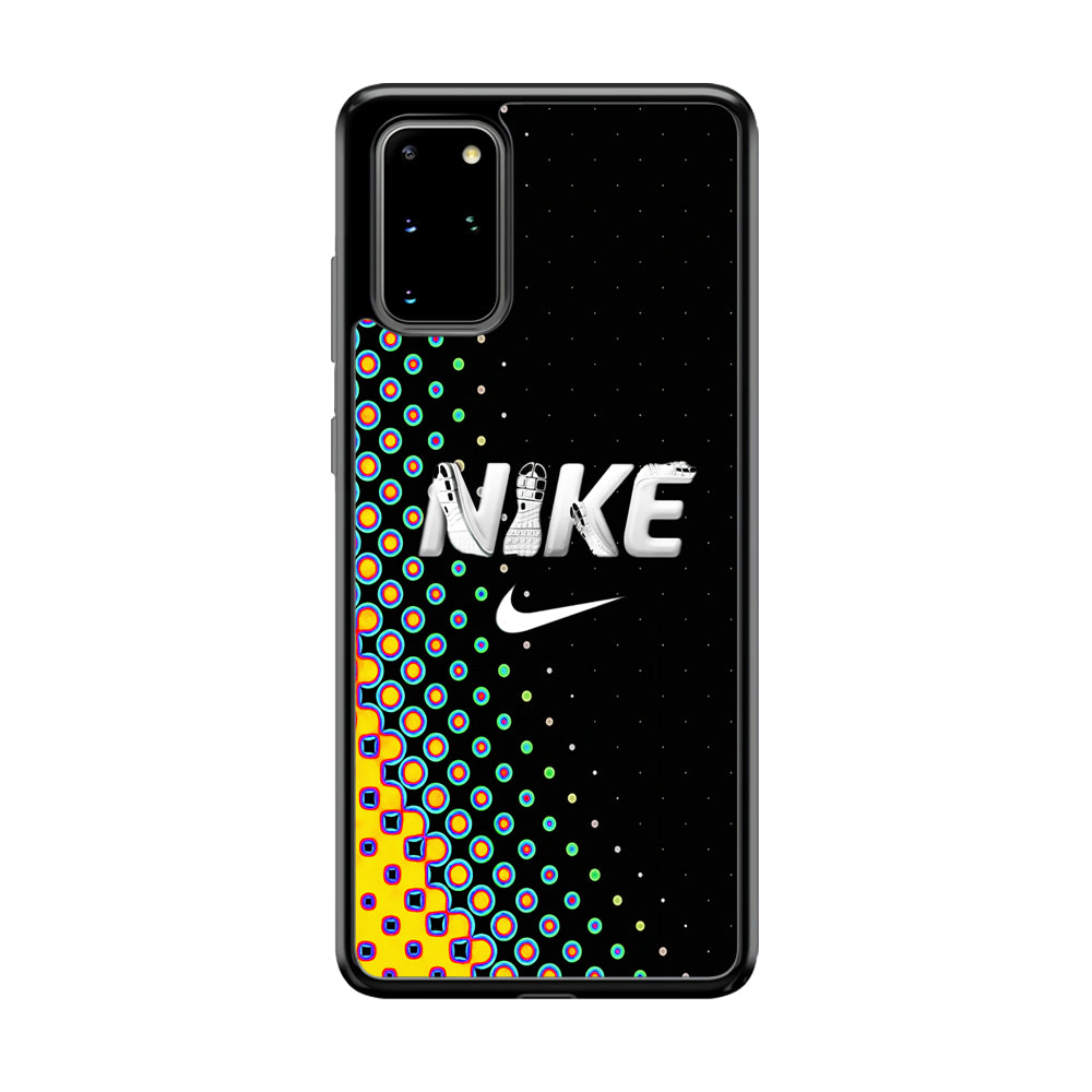 Nike Shoes Word Dot Pattern Samsung Galaxy S20 Plus Case