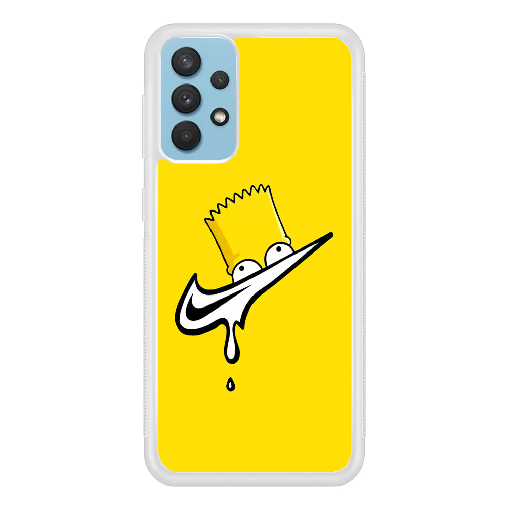 Nike Simpson Peek Samsung Galaxy A32 Case