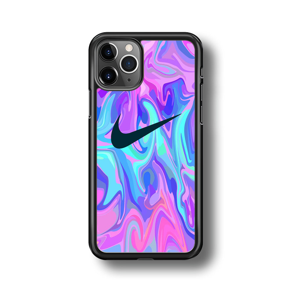 Nike Soft Marble Navy Logo iPhone 11 Pro Max Case