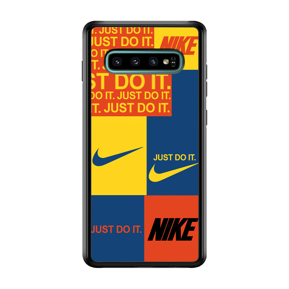 Nike Square Colour Samsung Galaxy S10 Plus Case Default Title