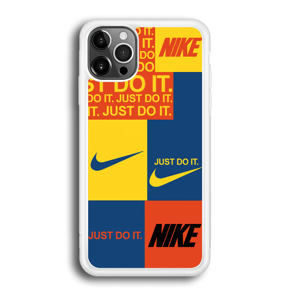 Nike Square Colour iPhone 12 Pro Case