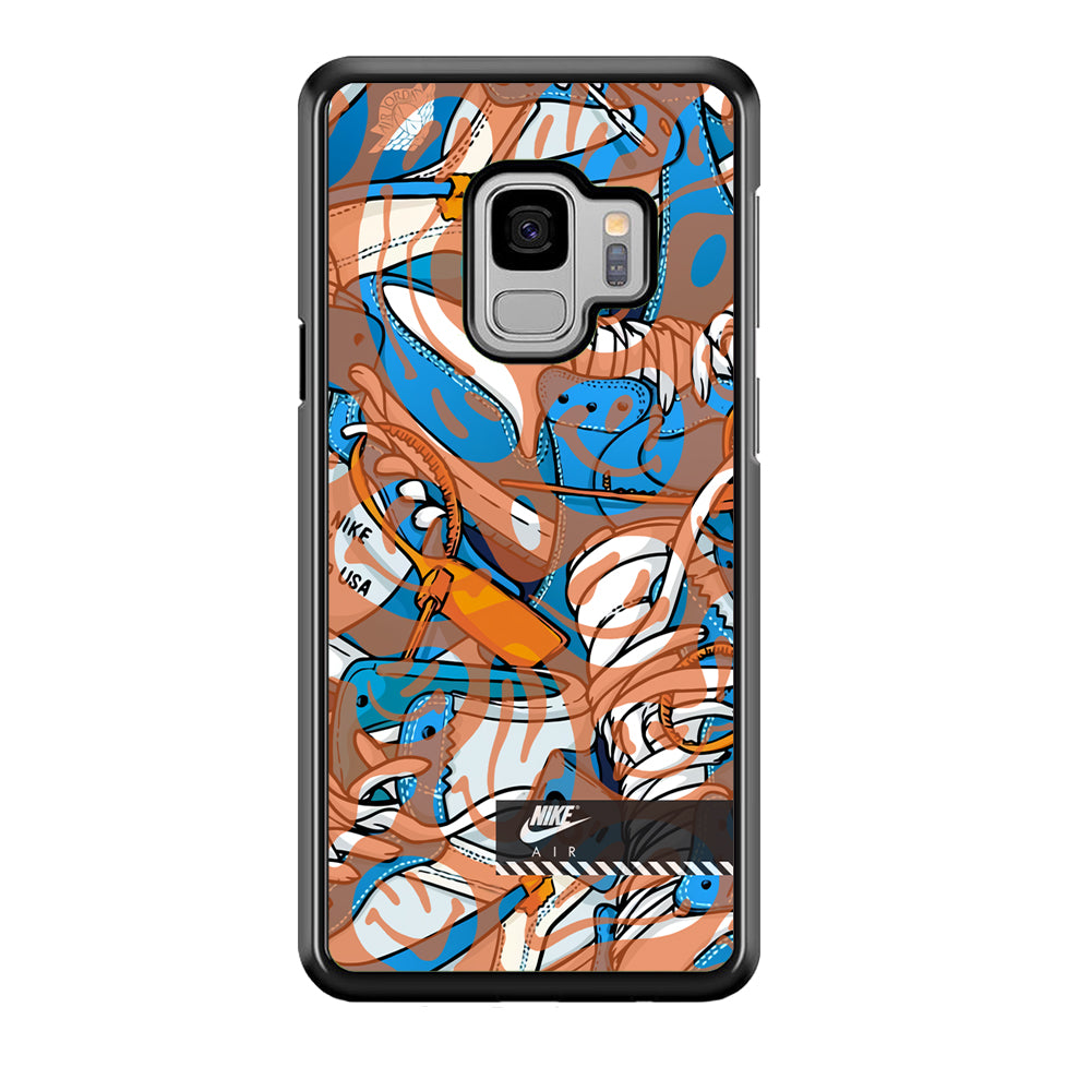 Nike The Blue and The Smile Samsung Galaxy S9 Case