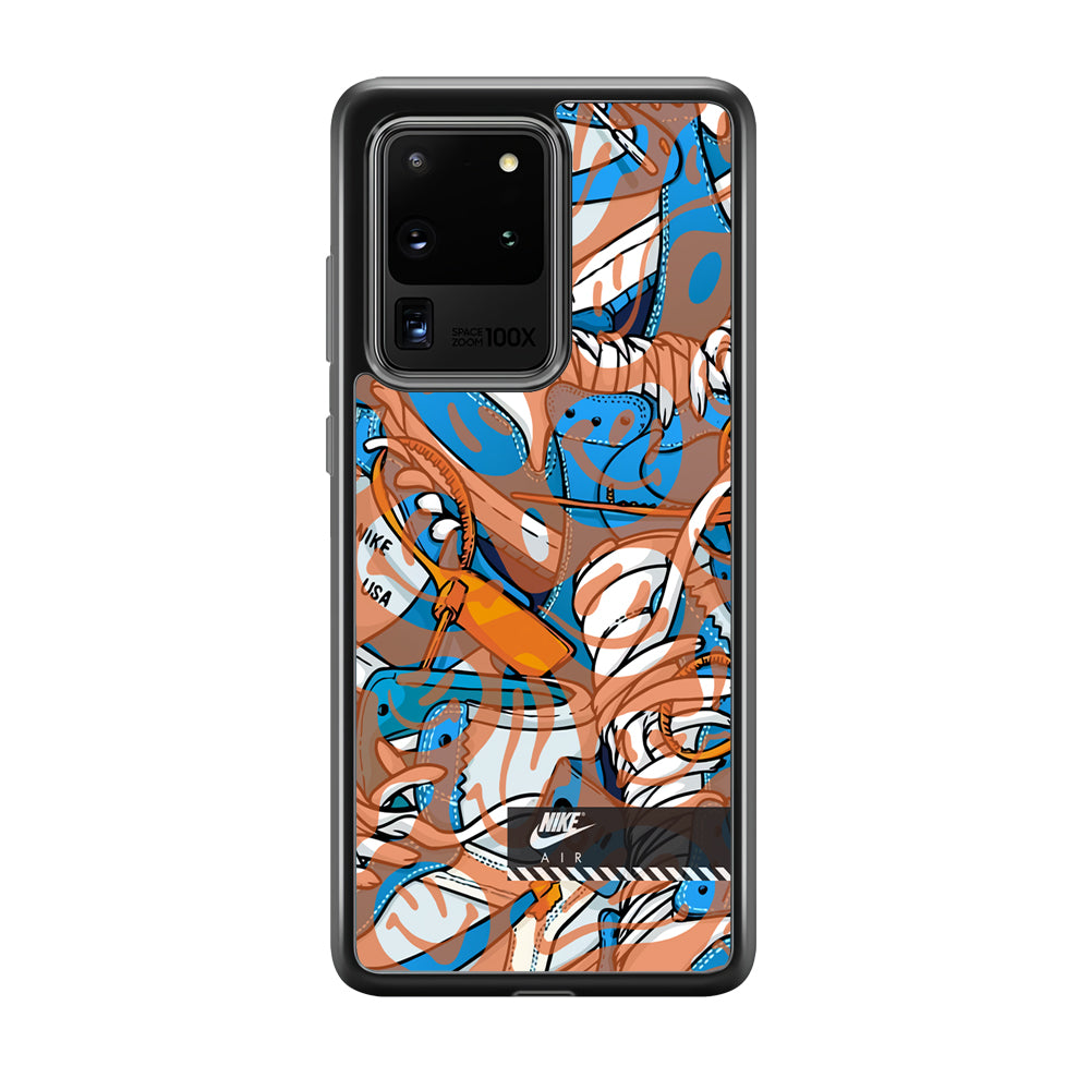 Nike The Blue and The Smile Samsung Galaxy S20 Ultra Case