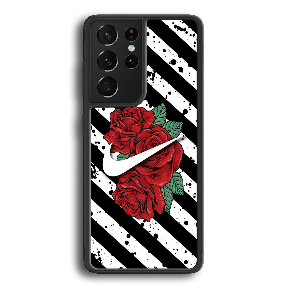 Nike The Red Rose Samsung Galaxy S21 Ultra Case - Carneyforia