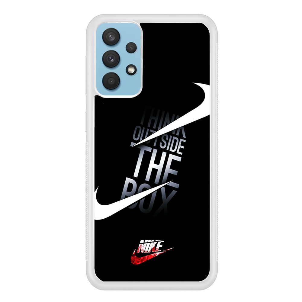 Nike Think Creative Samsung Galaxy A32 Case Rubber White (2D Case)