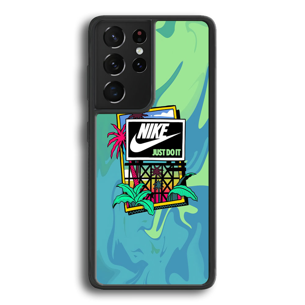 Nike Tropical Momment Samsung Galaxy S21 Ultra Case - Carneyforia