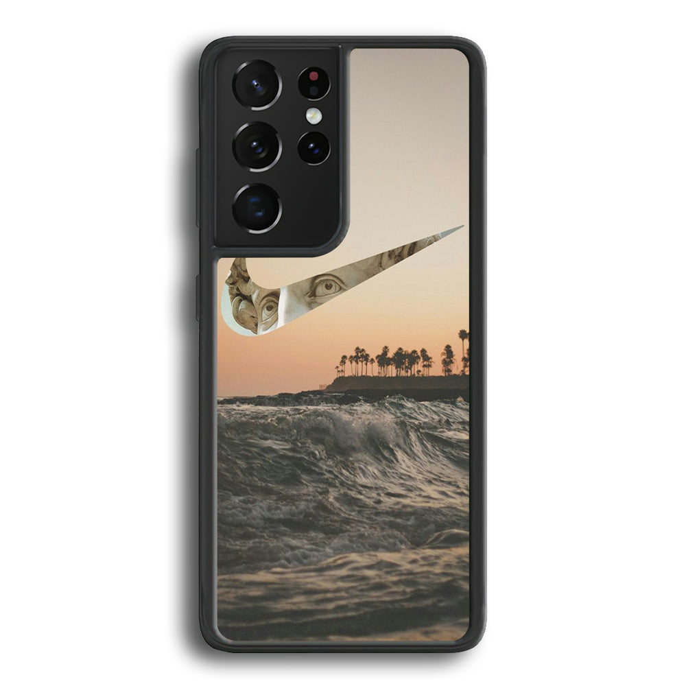 Nike Wave Sunset Samsung Galaxy S21 Ultra Case - Carneyforia