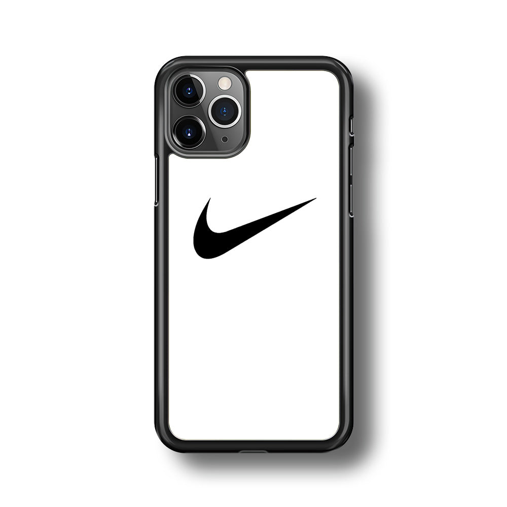 Nike White Milk Black Logo iPhone 11 Pro Max Case