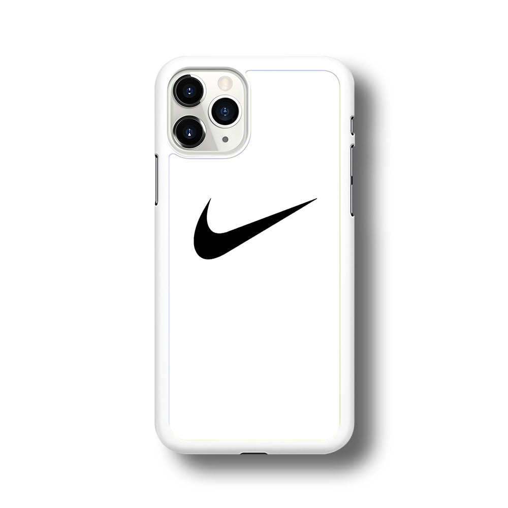 Nike White Milk Black Logo iPhone 11 Pro Max Case
