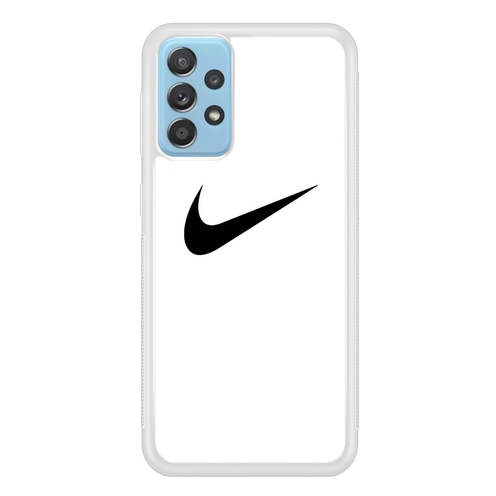 Nike White Milk Black Logo Samsung Galaxy A52 Case