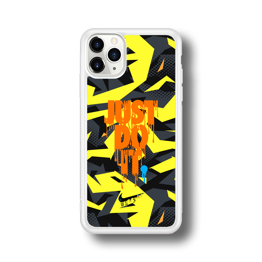 Nike Yellow Abstract Shapes iPhone 11 Pro Case