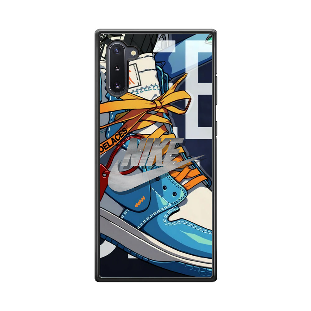 Nike Yellow Shoelaces Samsung Galaxy Note 10 Case