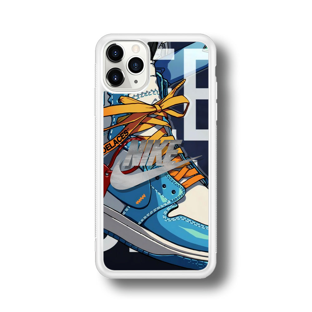 Nike Yellow Shoelaces iPhone 11 Pro Max Case