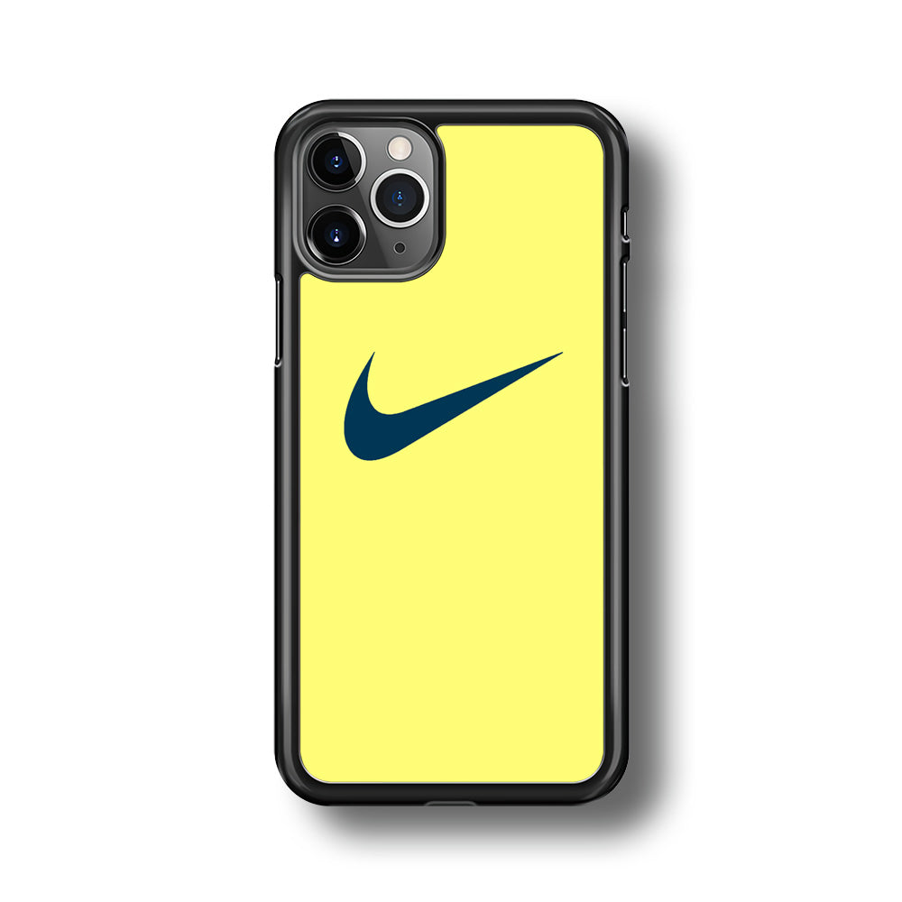 Nike Yellow Simple Logo iPhone 11 Pro Max Case