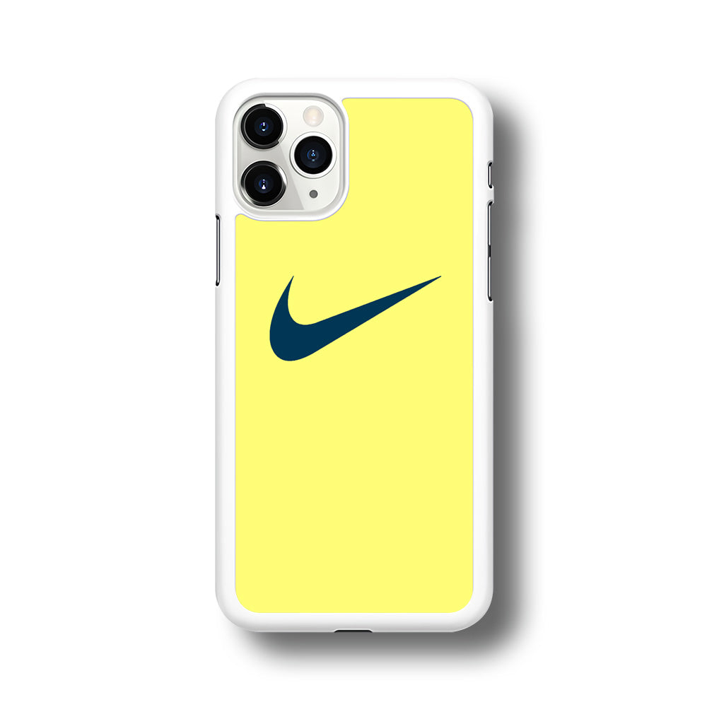 Nike Yellow Simple Logo iPhone 11 Pro Max Case
