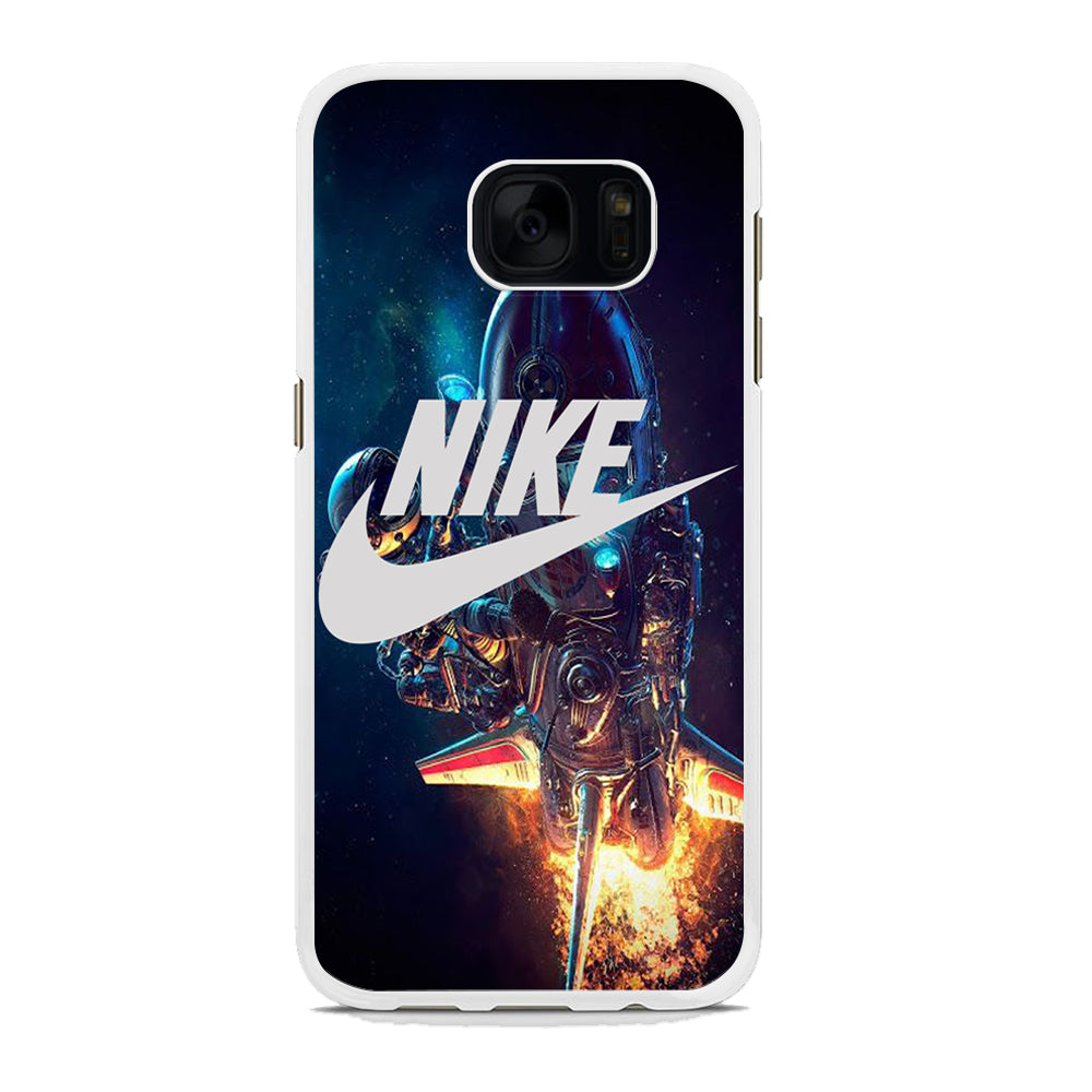Nike Astronaut Rocket Space Samsung Galaxy S7 Edge Case