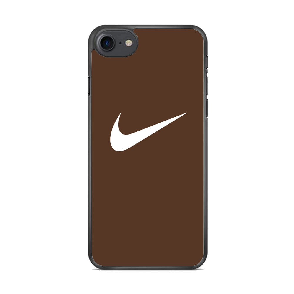 Nike Dark Chocolate Simple iPhone 8 Case